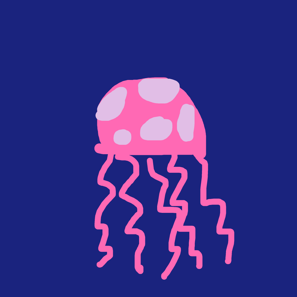 Jellyfish drawing by cyan-bronze-net