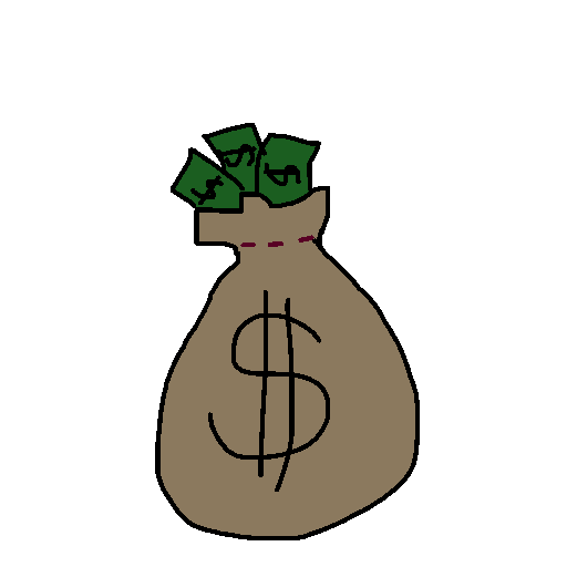 Money drawing by hentaitrashh