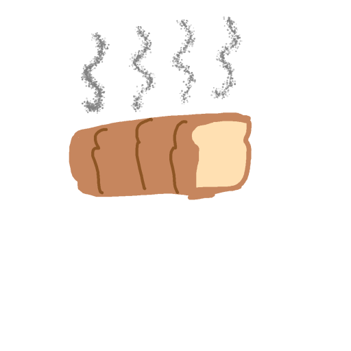 Bread drawing by iron-pearl-link