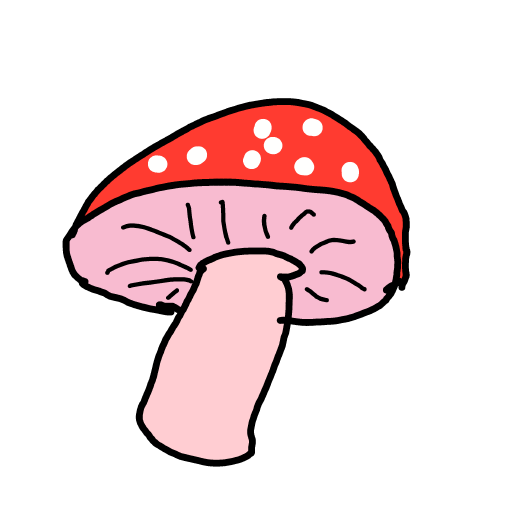 Mushroom drawing by Shew