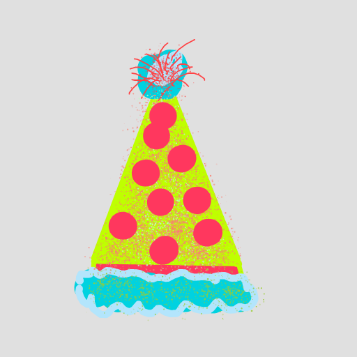 Party Hat drawing by sun-rose-drive