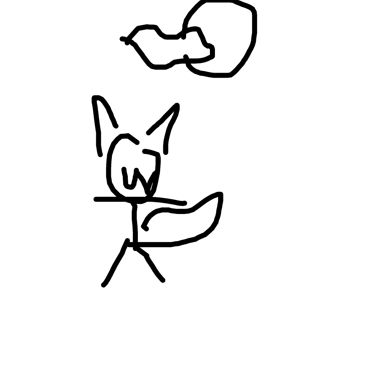 Werewolf drawing by lili