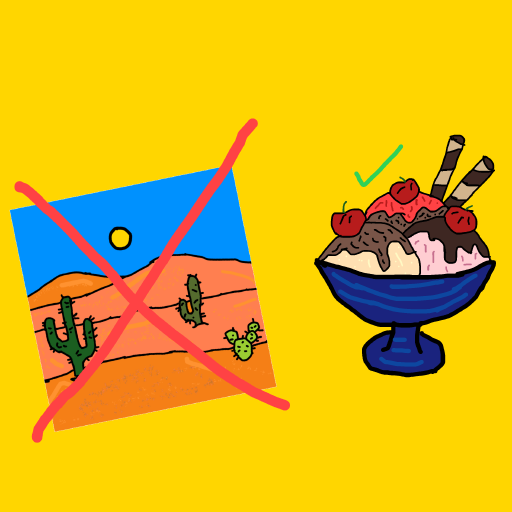 Dessert drawing by dan