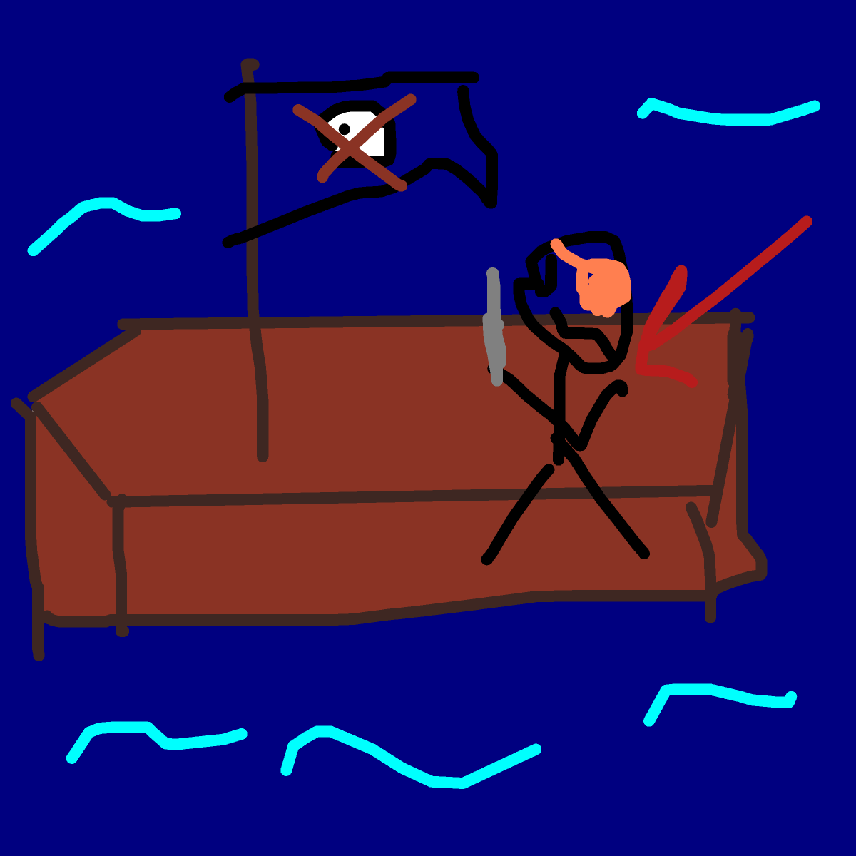 Pirate drawing by light-jade-pride