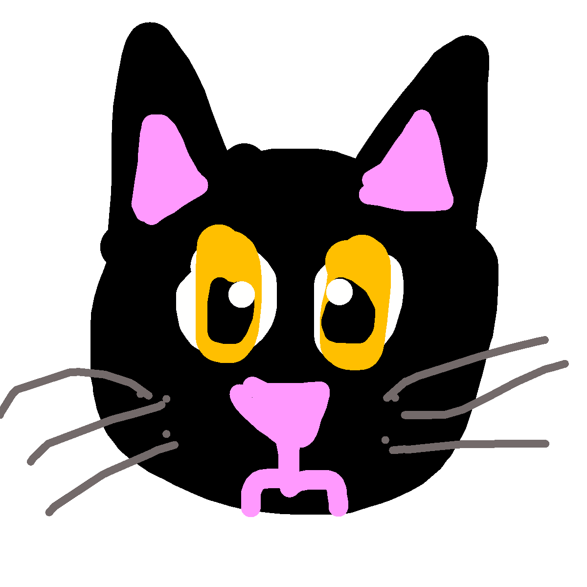 Black Cat drawing by blue-alpha-rogue
