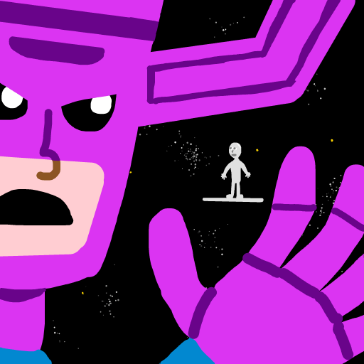 Silver Surfer drawing by jashezilla