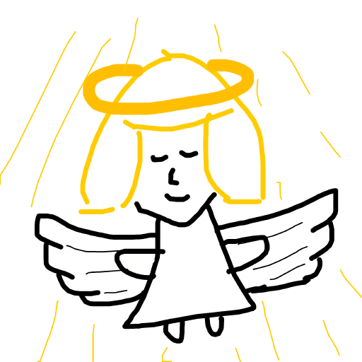 Angel drawing by hatben