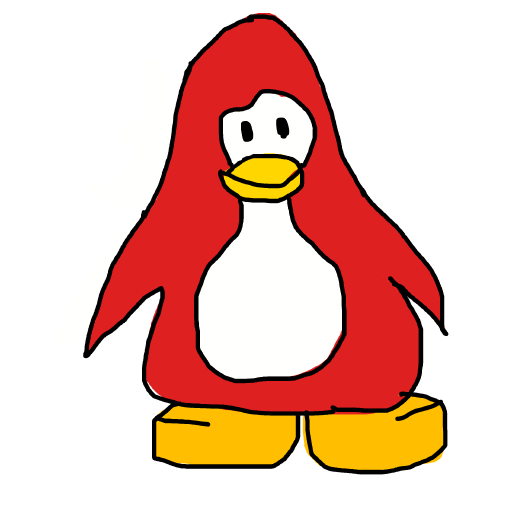 Penguin drawing by holly