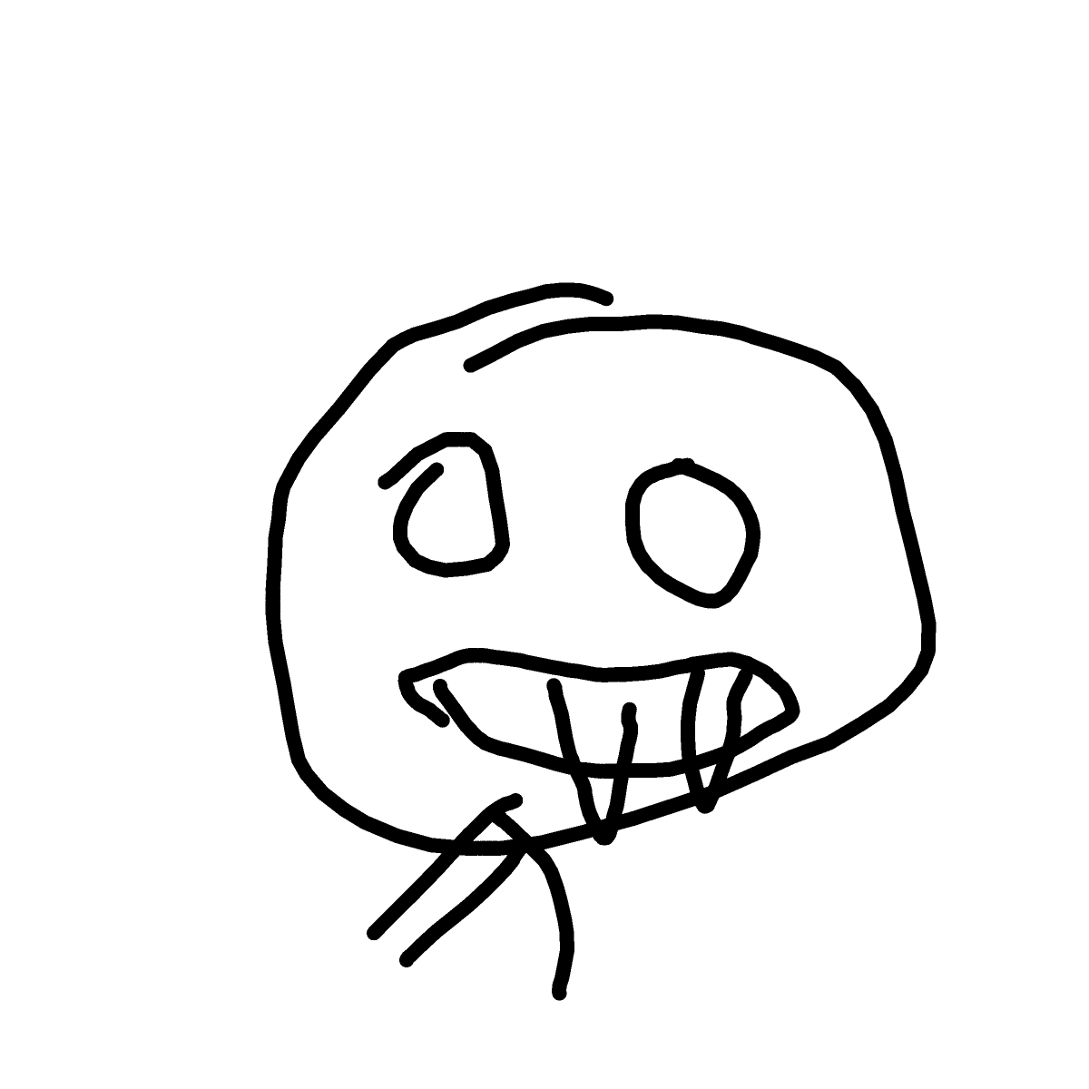 Fangs drawing by cream-live-style