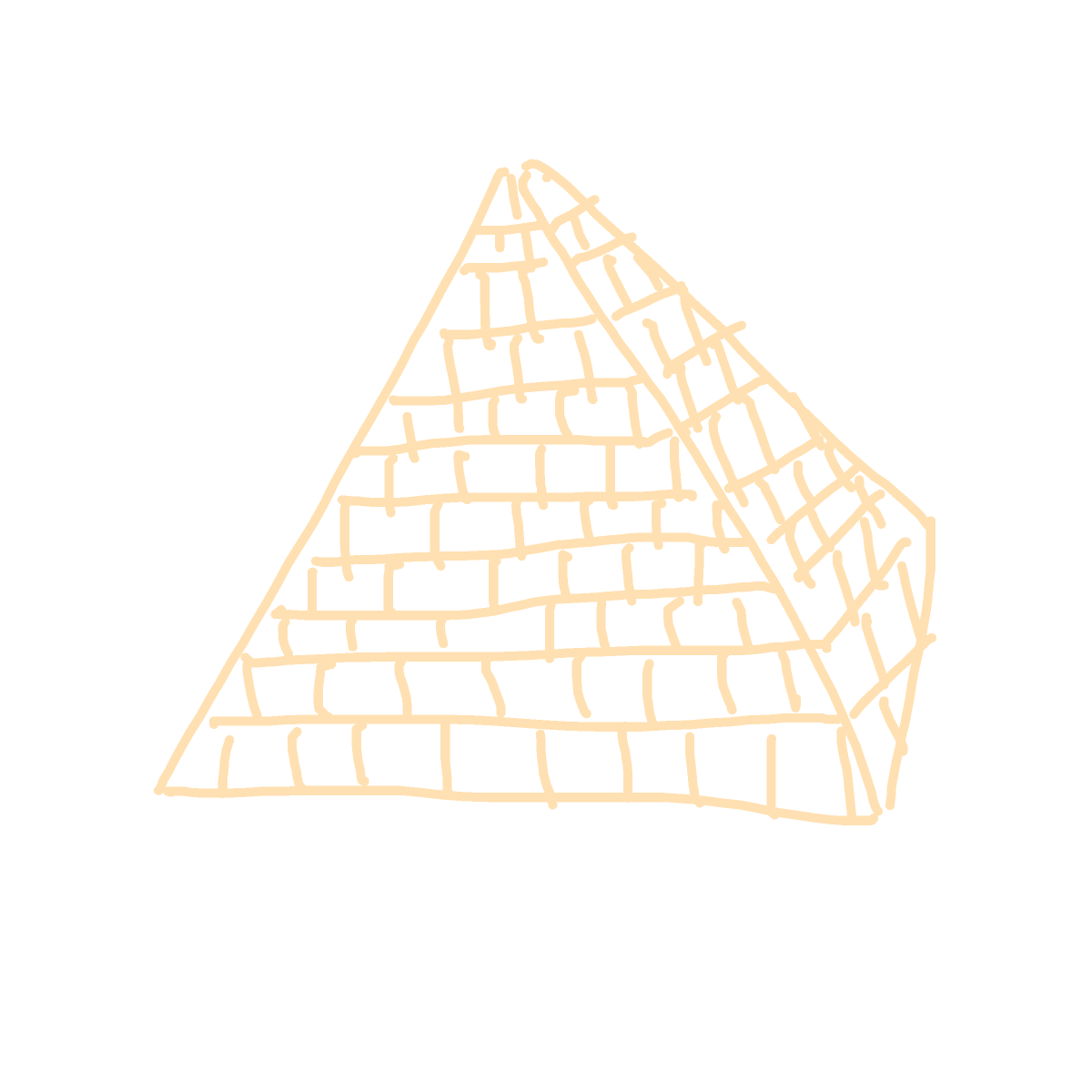 Pyramid drawing by coal-star-data