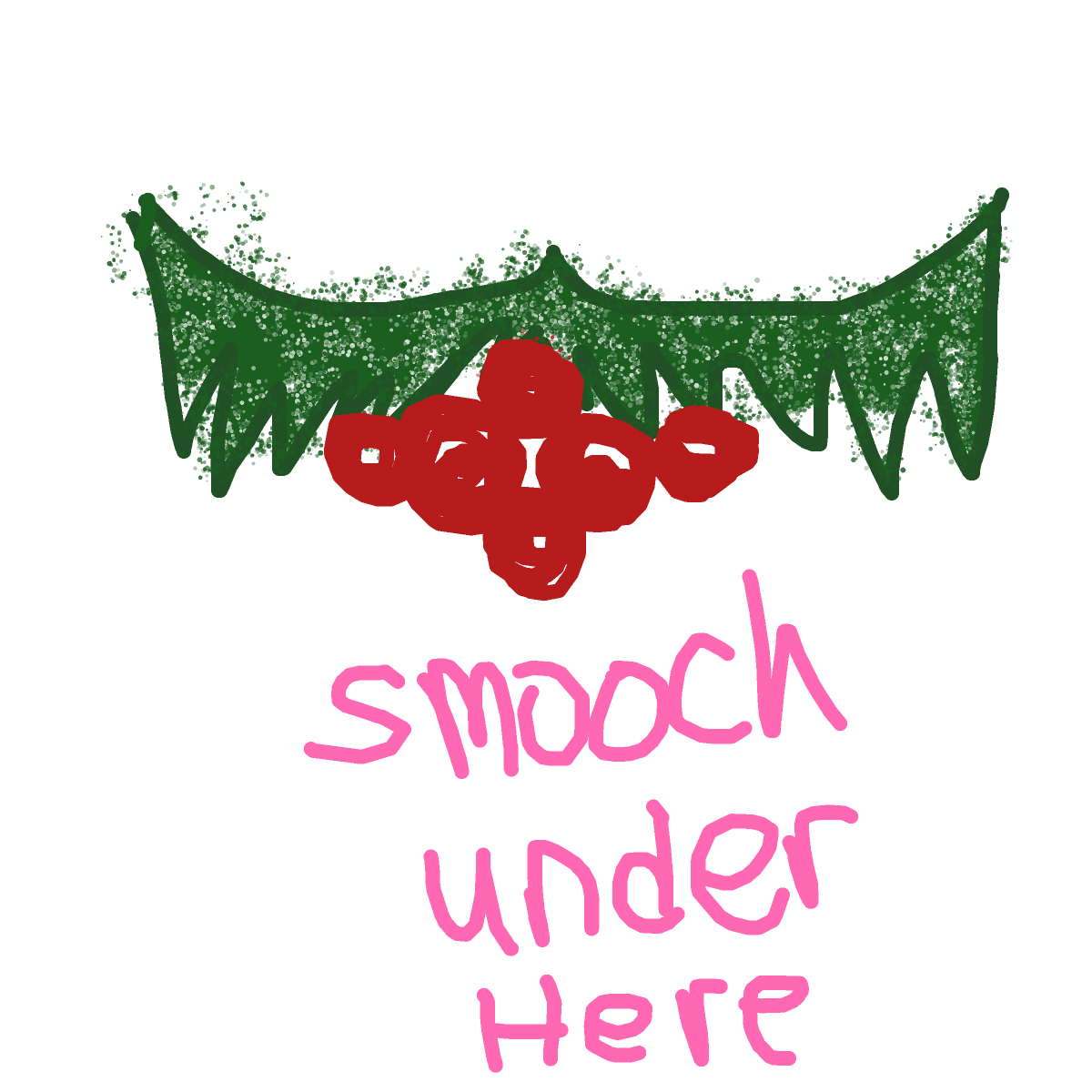 Mistletoe drawing by red-ink-mind