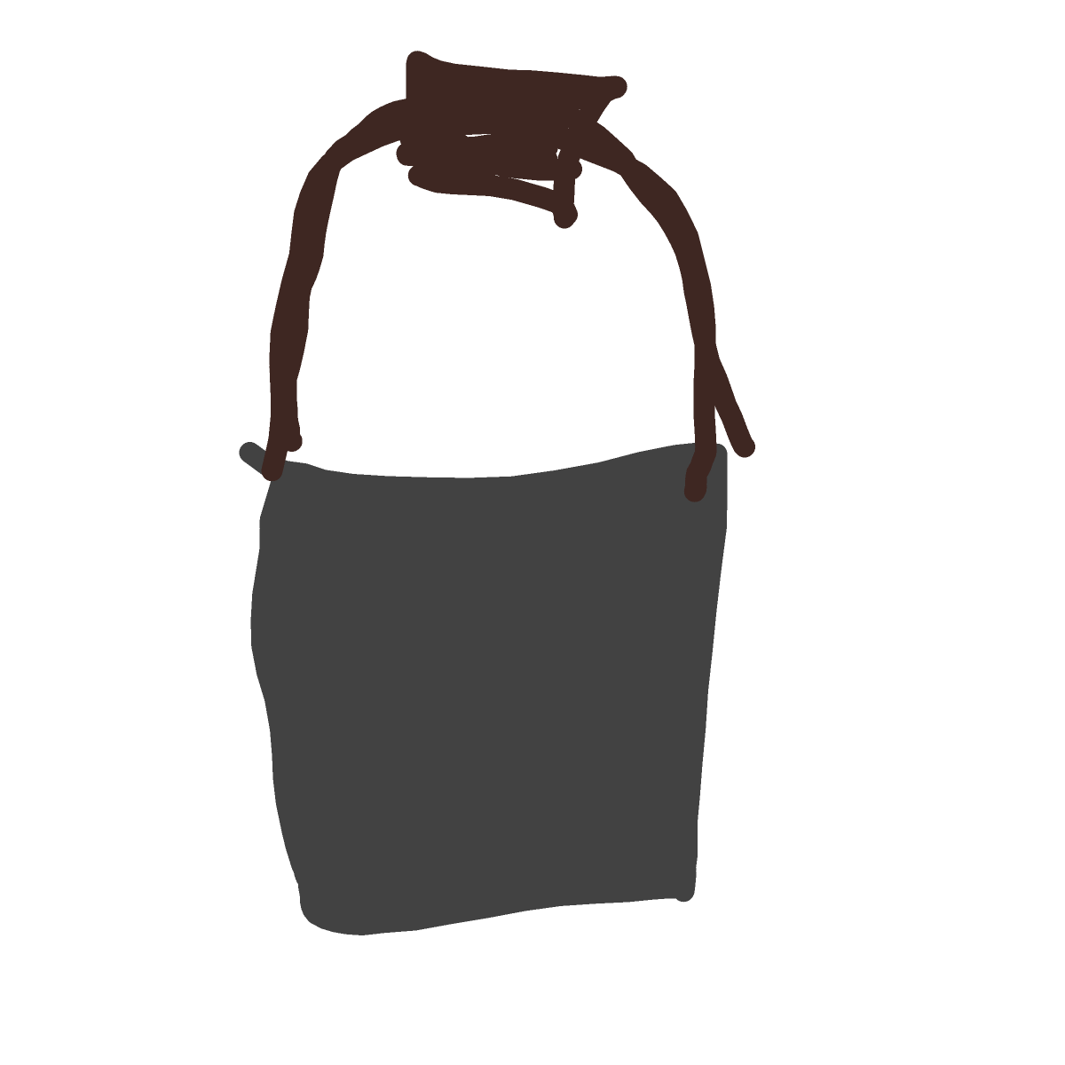 Bucket drawing by Bri3