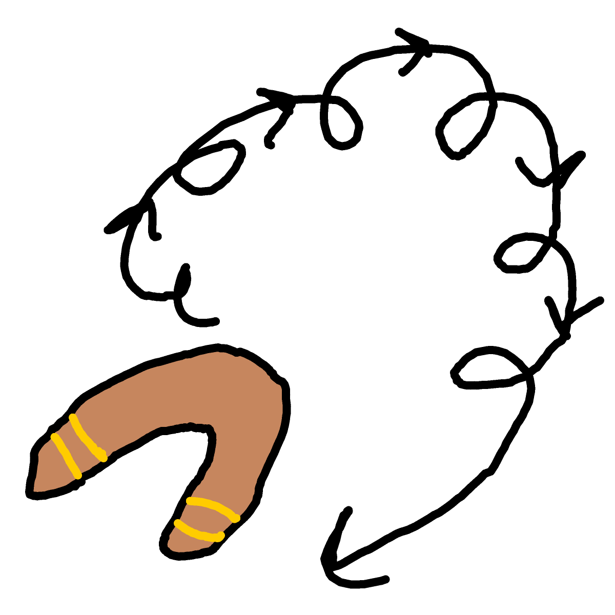 Boomerang drawing by ismael
