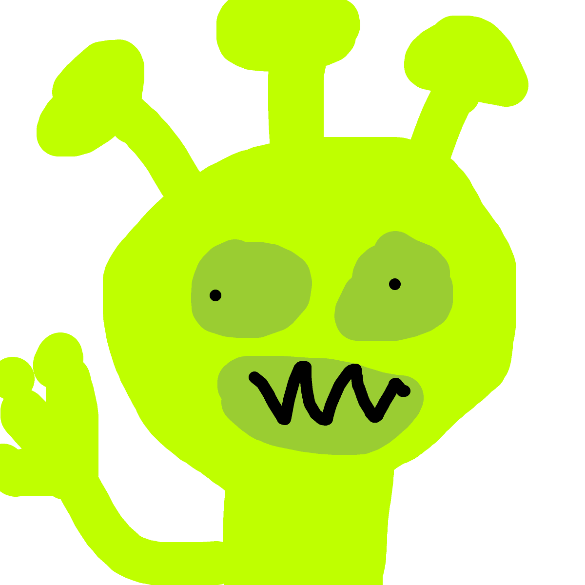 Alien drawing by neesh