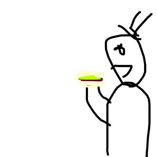 Burger drawing by delta-last-will
