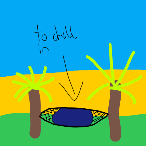 Hammock drawing by KevinFaber