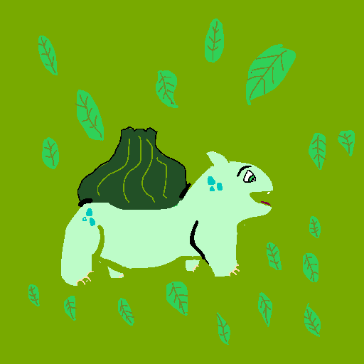 Bulbasaur drawing by pancakes palette