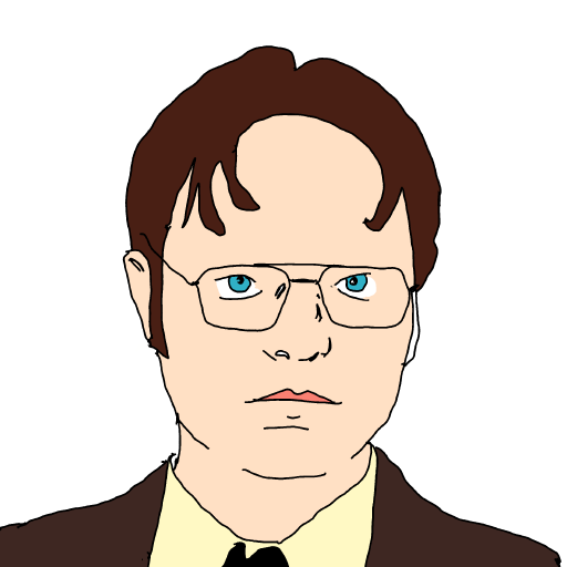 Dwight drawing by Guardianoflives