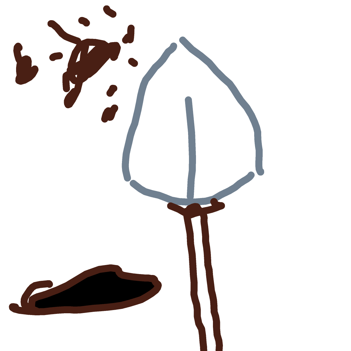 Shovel drawing by Juliezzz