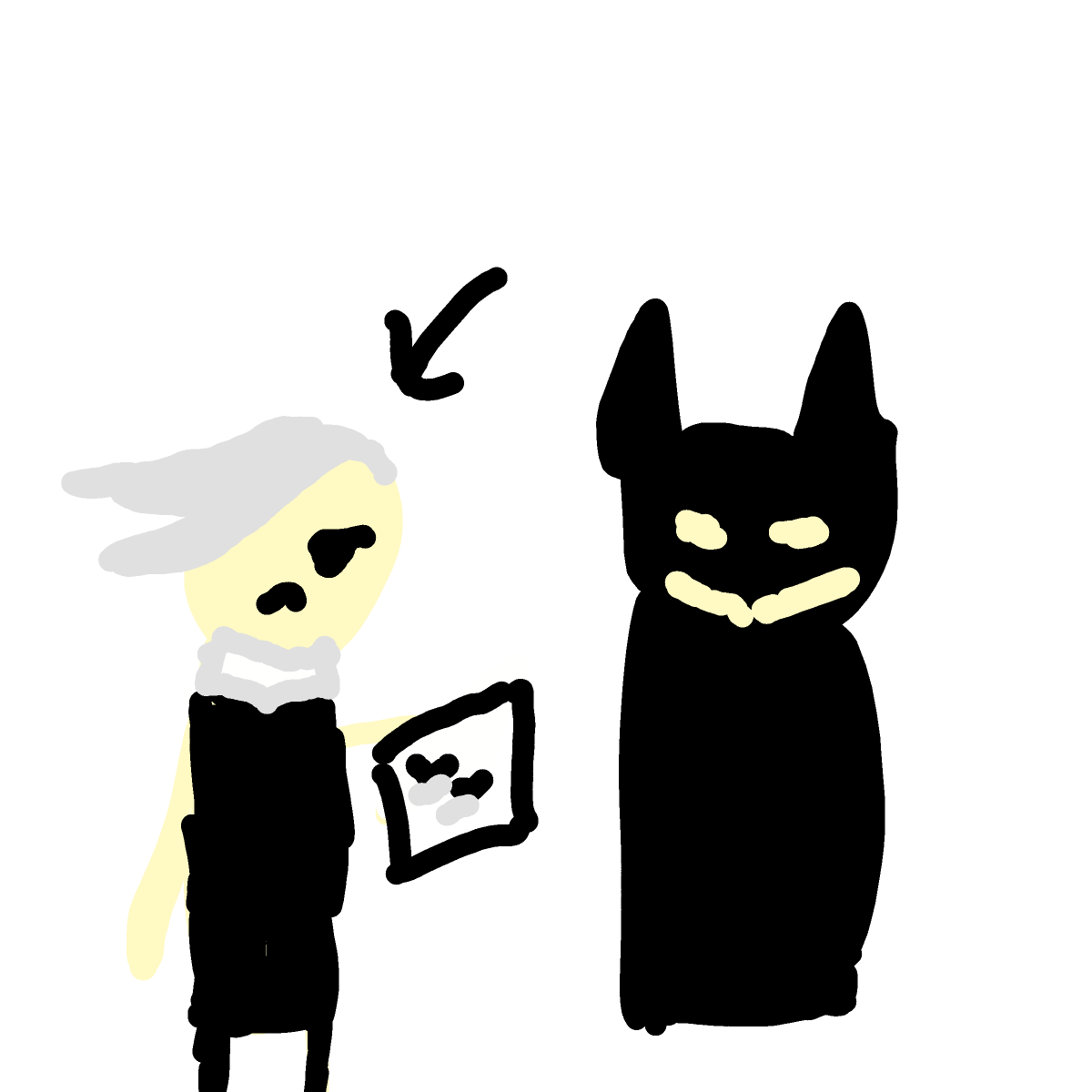 Butler drawing by GhoulBeing