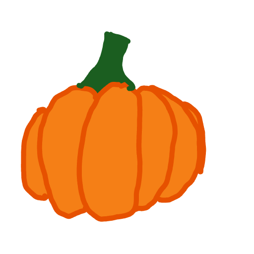 Pumpkin drawing by Guardianoflives