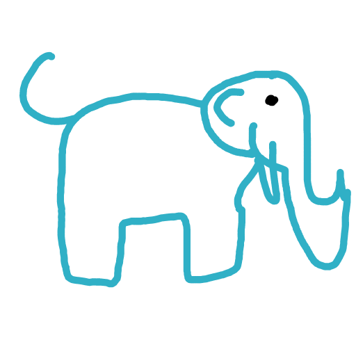 Elephant drawing by mint-neat-eye