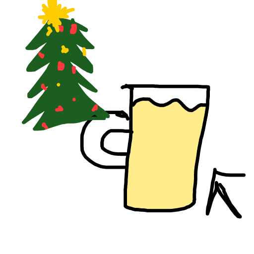 Eggnog drawing by red-ink-mind