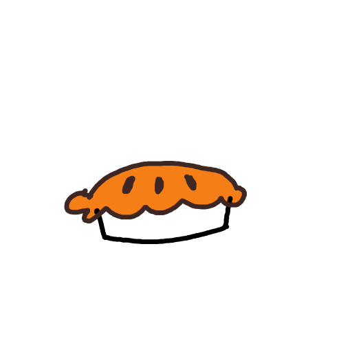 Pumpkin Pie drawing by doublem