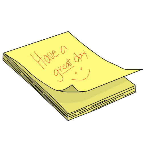 Sticky Note drawing by wethebambam