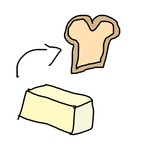 Butter drawing by ldiot