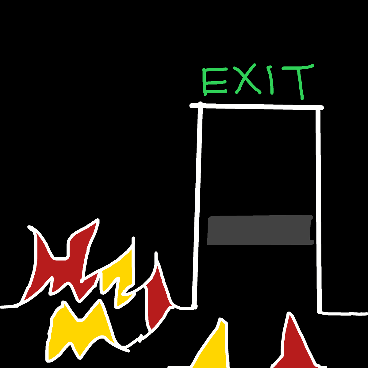 Fire Escape drawing by johnny boy