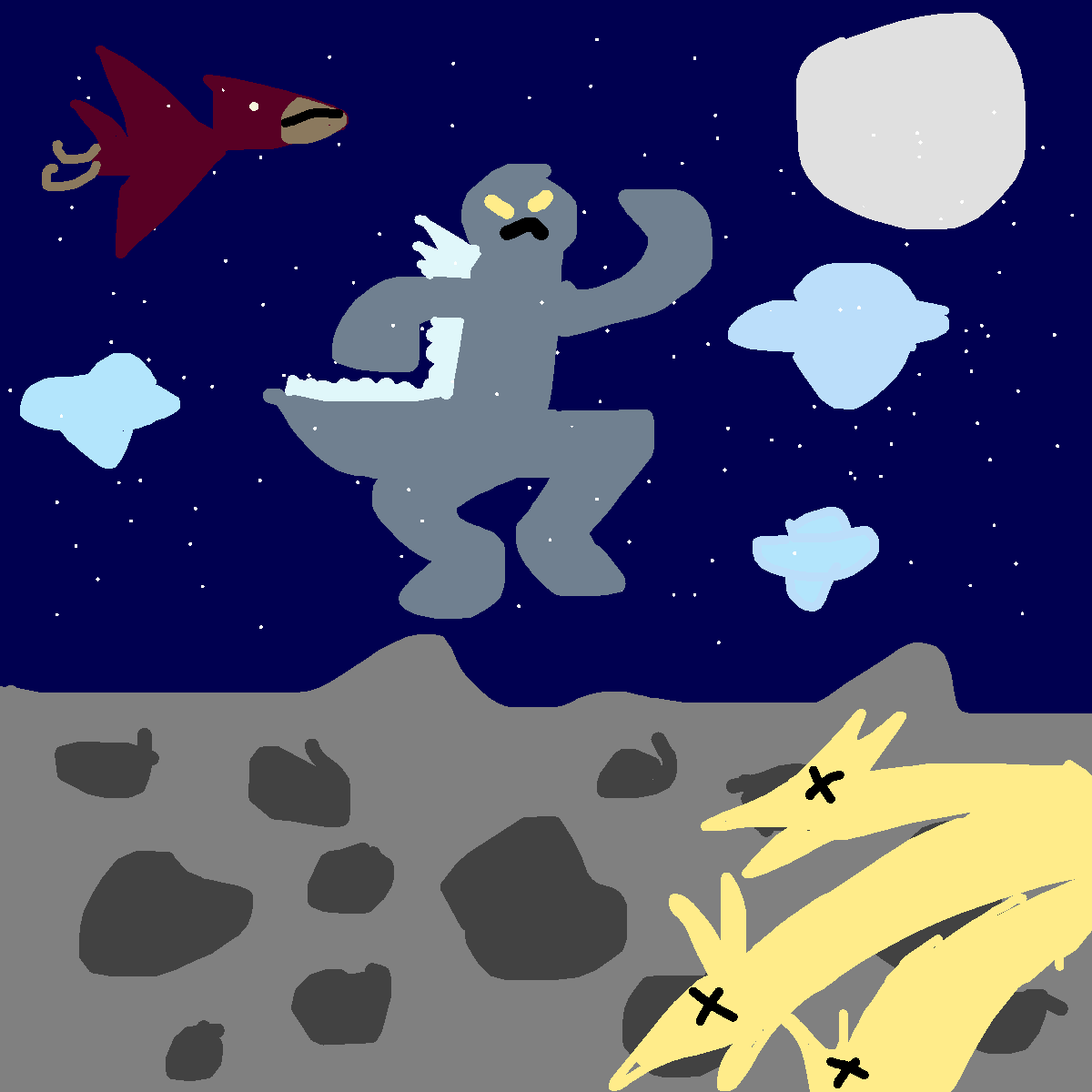 Astromonster drawing by gurtfro