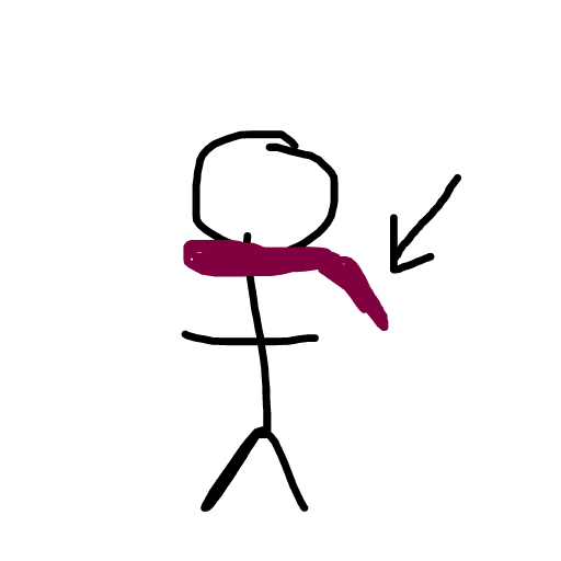 Scarf drawing by hayley