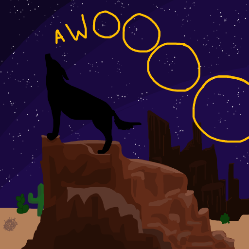 Coyote drawing by firecracker