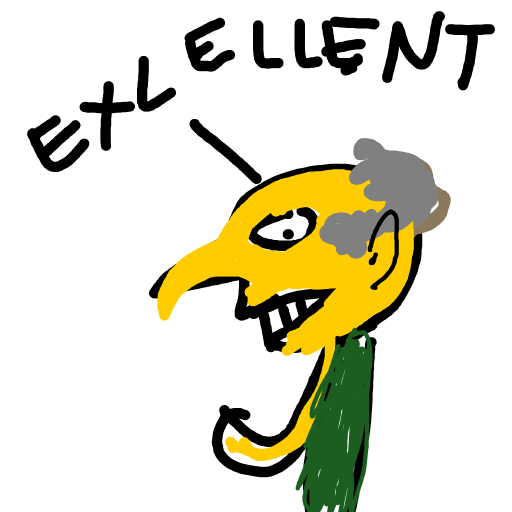 Mr Burns drawing by motko