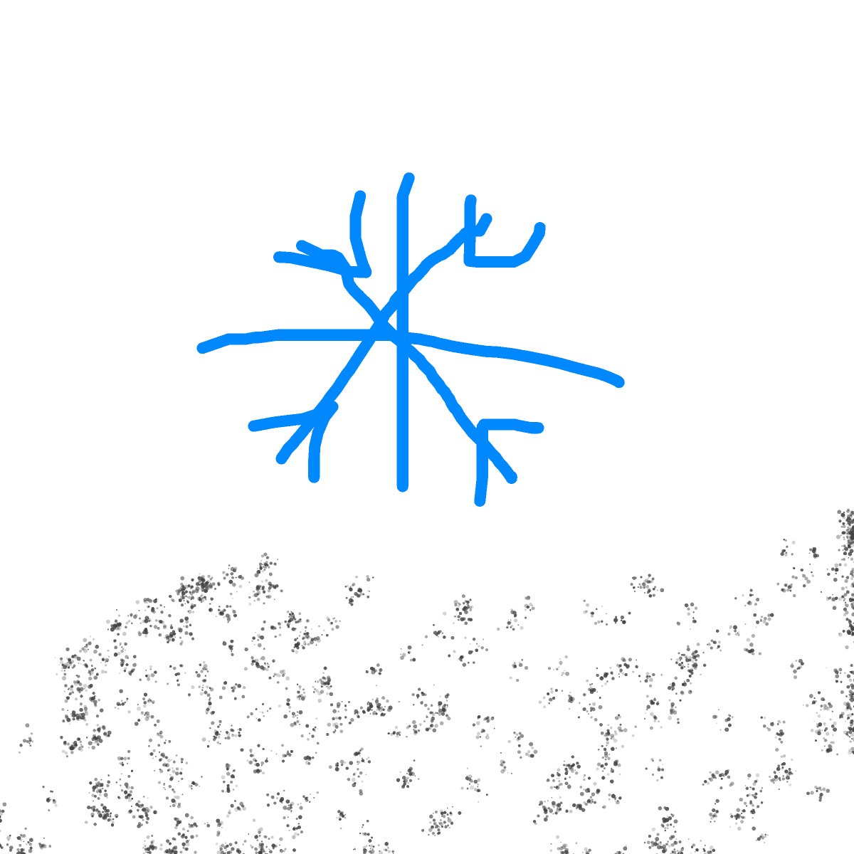 Snowflake drawing by firm-grand-elite