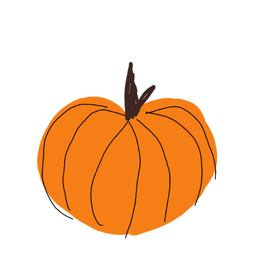 Pumpkin drawing by motko