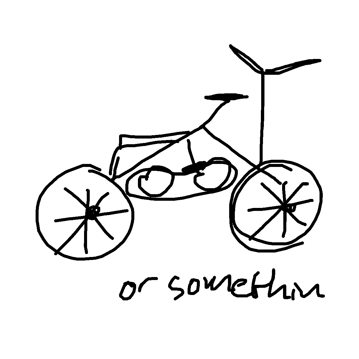 Bicycle drawing by nammy
