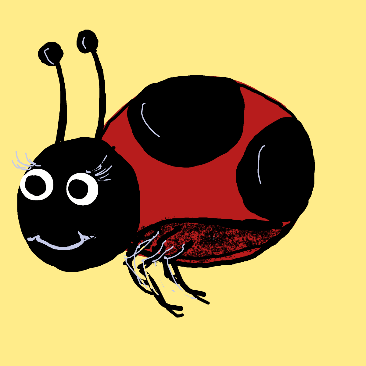 Ladybug drawing by moon-dark-chief