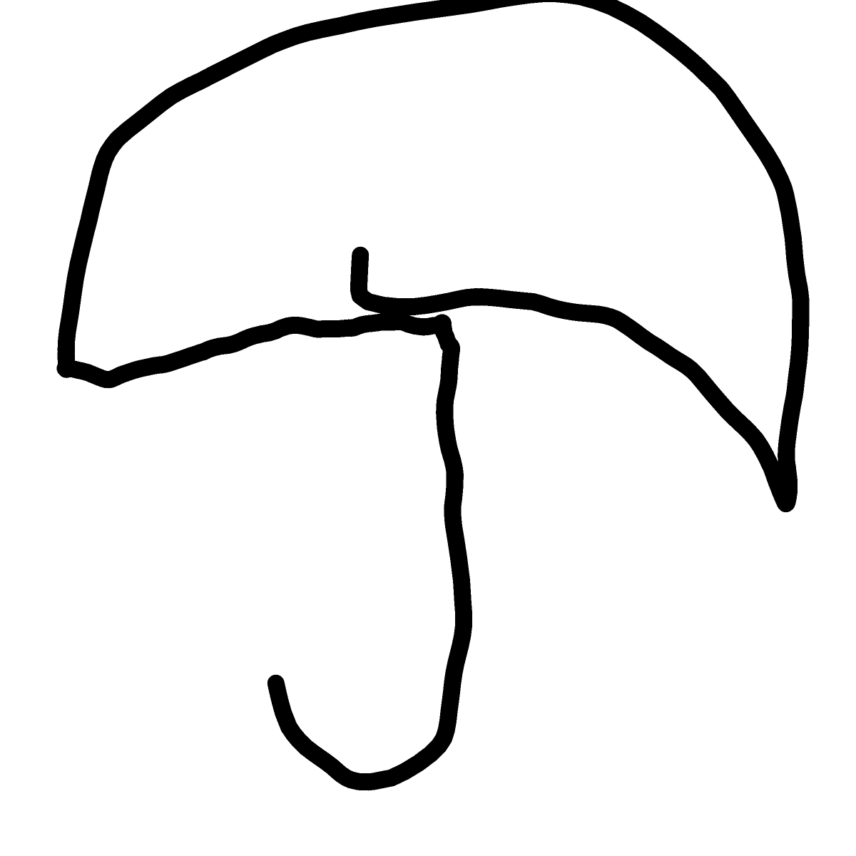 Umbrella drawing by lead-near-data