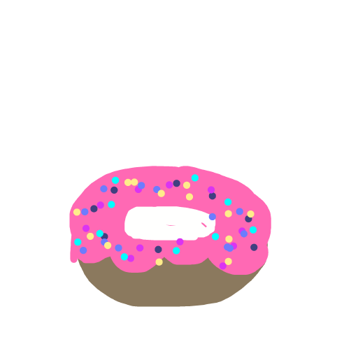 Donut drawing by oxox