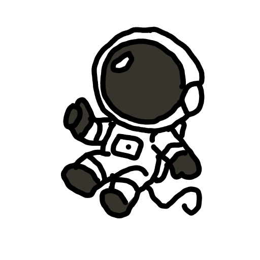 Astronaut drawing by Guardianoflives