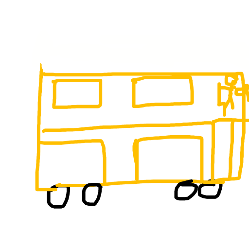School Bus drawing by juju