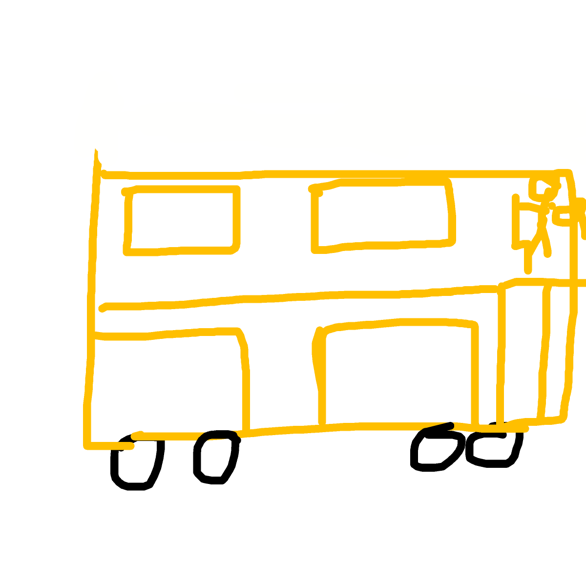 School Bus drawing by juju