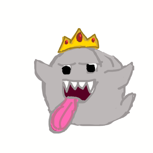 King Boo drawing by omega-flat-app