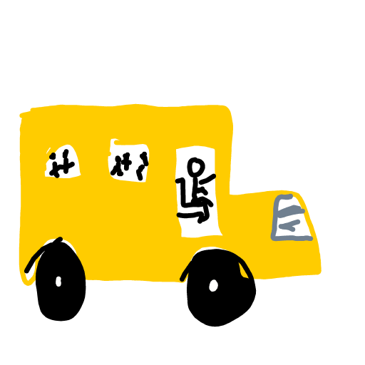 School Bus drawing by cream-live-style
