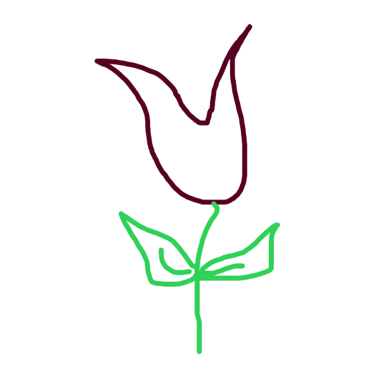 Tulip drawing by warm-light-boss