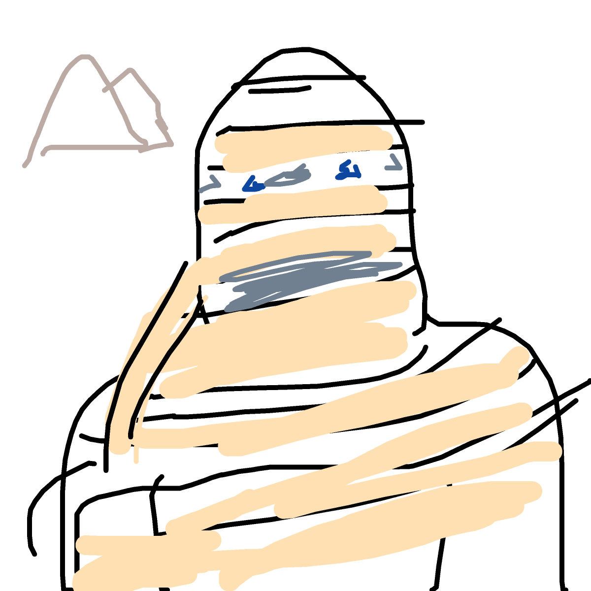 Mummy drawing by martinilopez