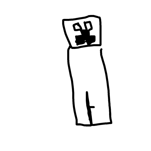 Creeper drawing by roymans