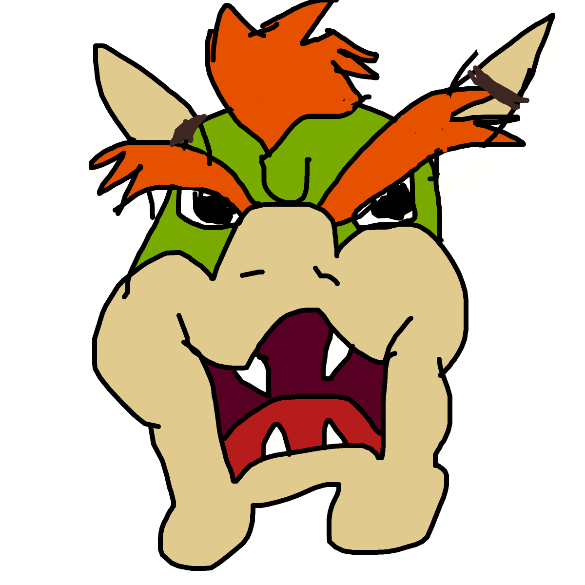Bowser drawing by neat-sun-drawer